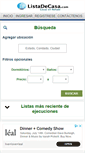 Mobile Screenshot of listadecasa.com